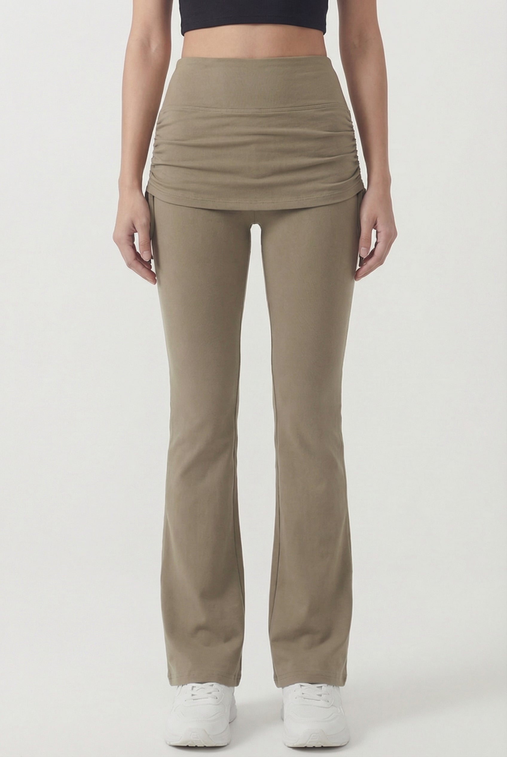 SkirtFlow® Sculpt Leggings, Khaki