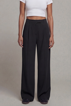 Everyday High-Waist Trousers, Black