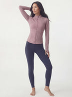 SculptFlow® Quick Dry Zip Jacket, Bean Paste