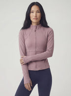 SculptFlow® Quick Dry Zip Jacket, Bean Paste