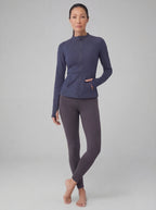 SculptFlow® Quick Dry Zip Jacket, Navy Blue