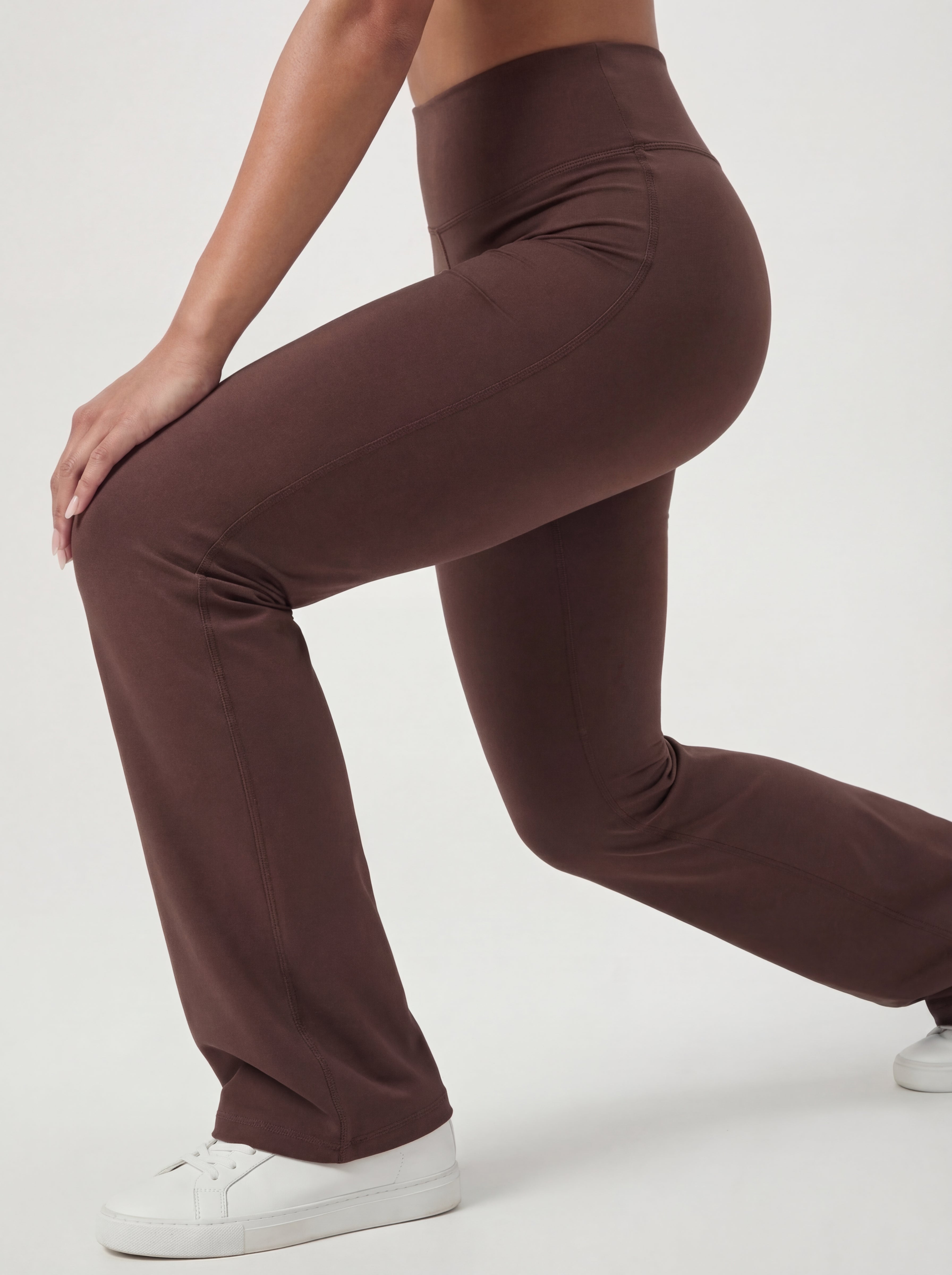 FlexFlow® High-Waist Leggings, Moka