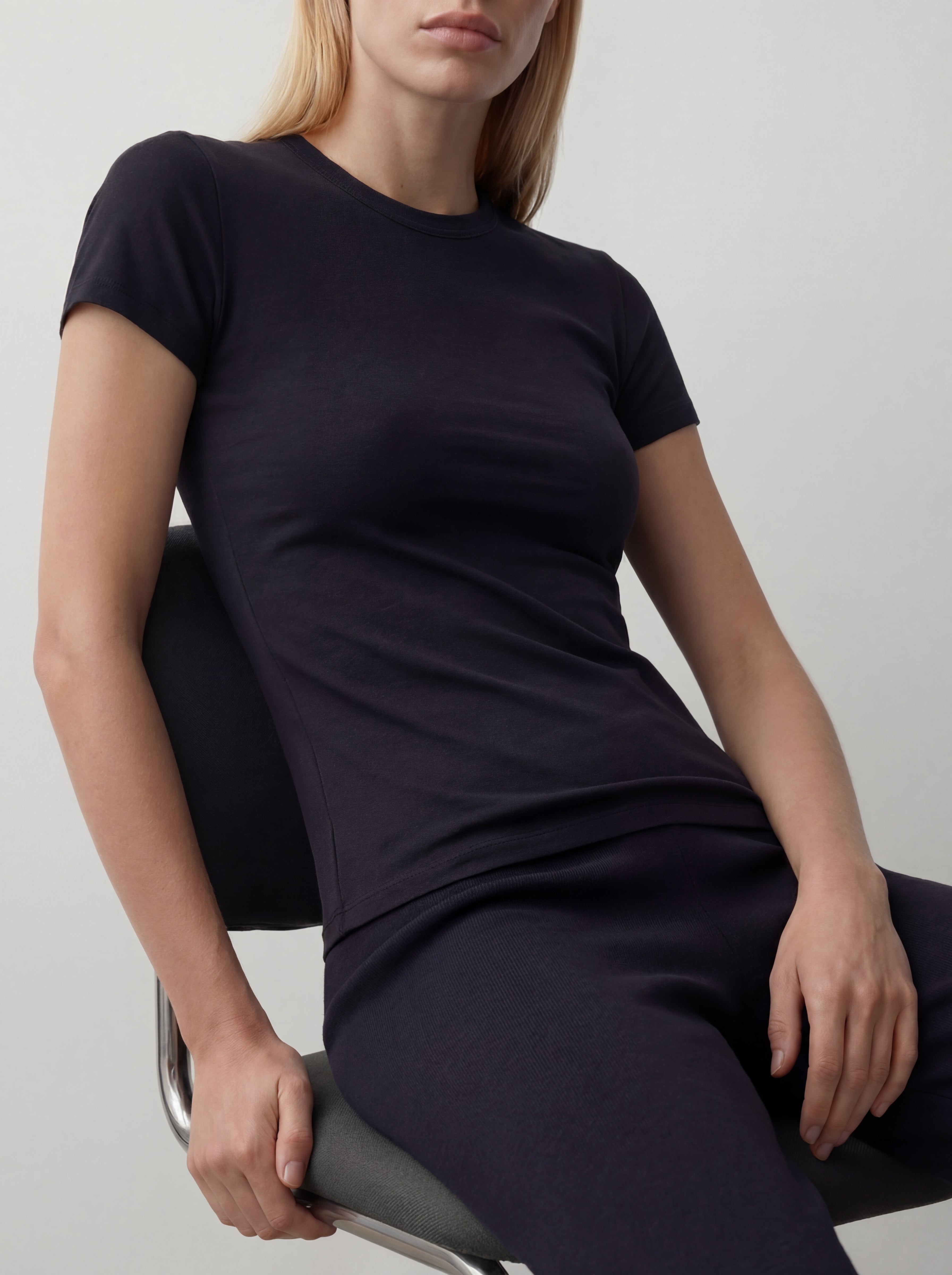 SculptFit® Performance Tee, Black