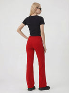 FlexFlow® High-Waist Leggings, Cranberry