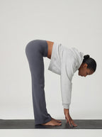 FlexFlow® High-Waist Leggings, Grey Blue