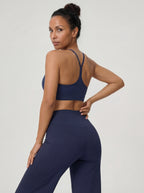 FlexFlow® High-Waist Leggings, Deep Sea