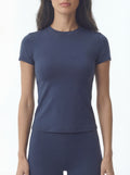 SculptFit® Performance Tee, Blueberry