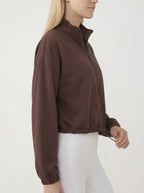 Flex Cropped Fleece, Coffee REVIEW xx