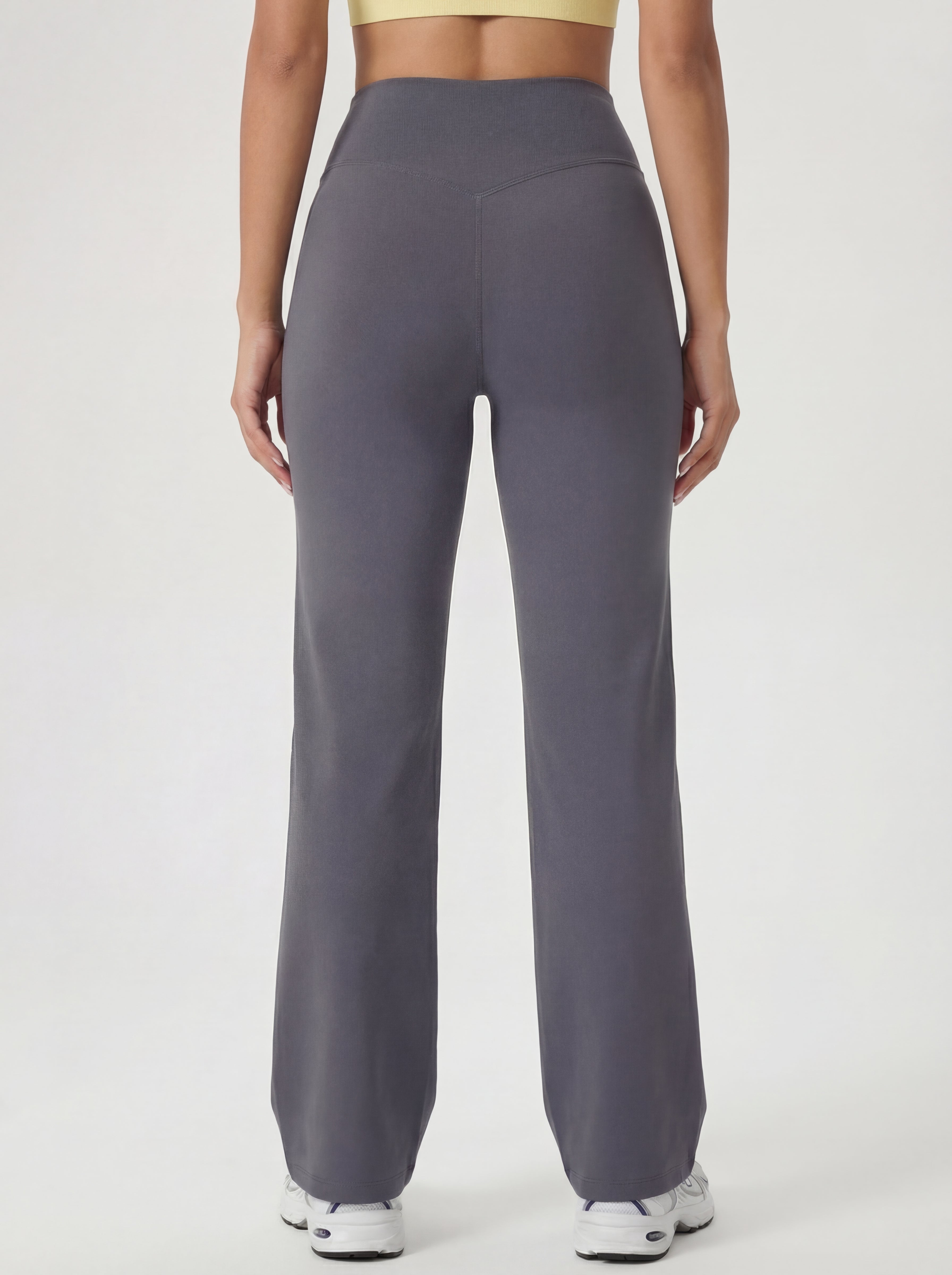 FlexFlow® High-Waist Leggings, Grey Blue