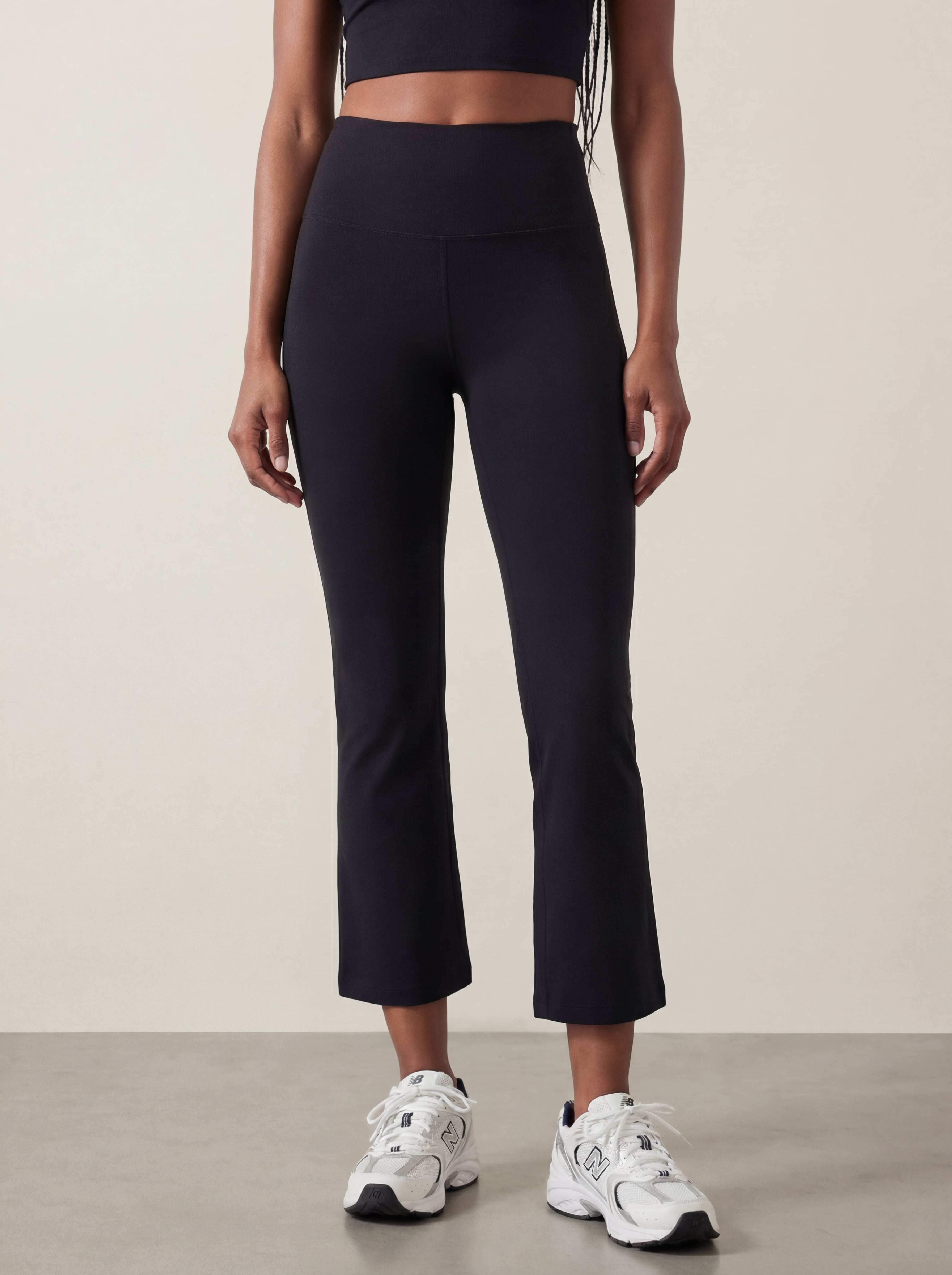 Micro-Flare Sculpt Training Pants, Black