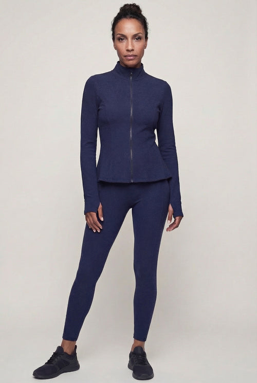 Ballerina Zip-Up Fleece, Blue