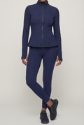 Ballerina Zip-Up Fleece, Blue