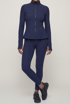Ballerina Zip-Up Fleece, Blue