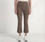 Micro-Flare Sculpt Training Pants, Tea Brown