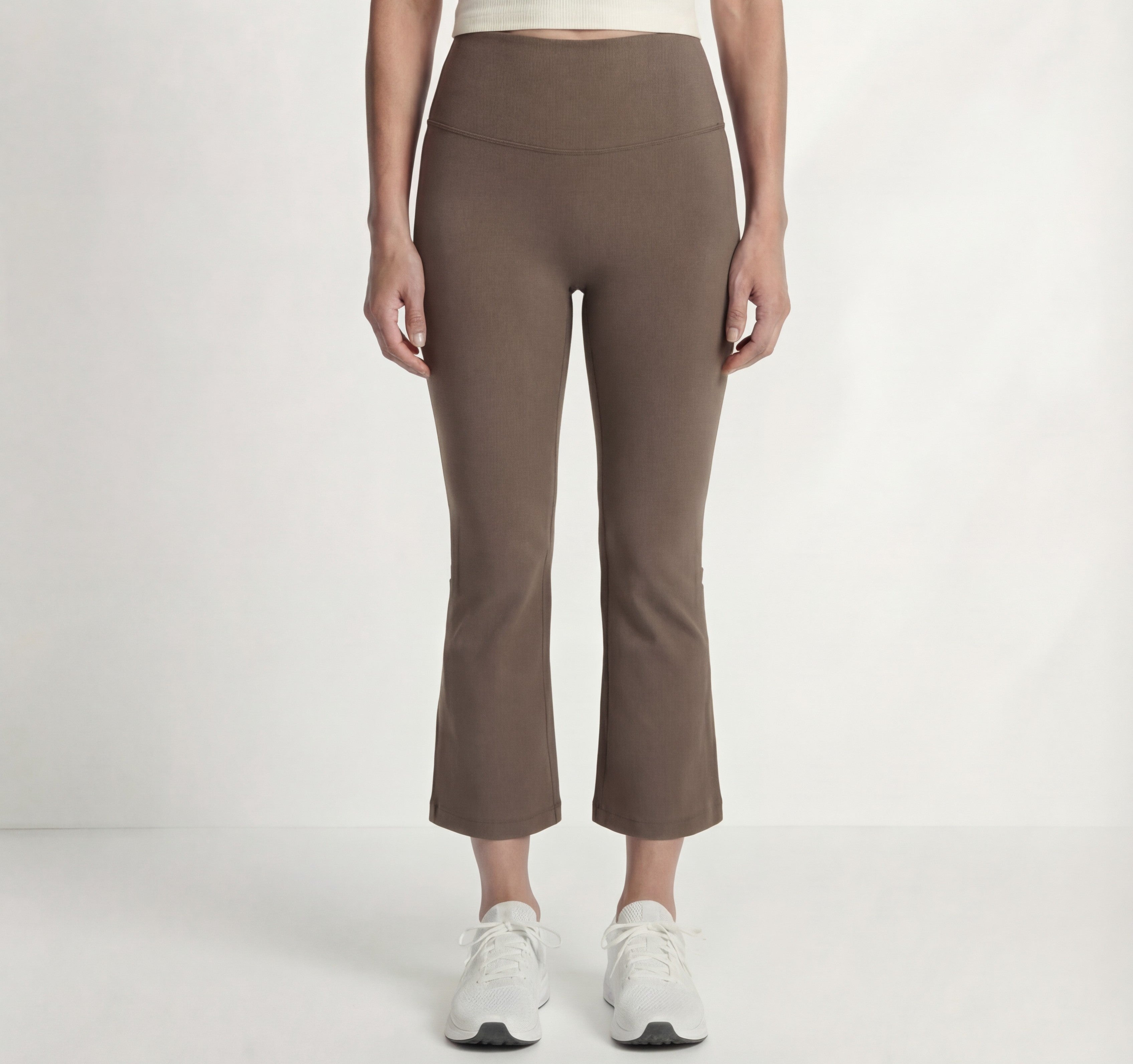 Micro-Flare Sculpt Training Pants, Tea Brown