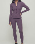 Ballerina Zip-Up Fleece, Purple