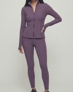Ballerina Zip-Up Fleece, Purple