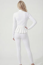 Ballerina Zip-Up Fleece, White