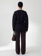 Soft Shape Button Cardigan, Black REVIEW xx