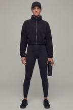 Flex Cropped Fleece, Black REVIEW xx