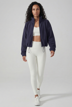 Flex Cropped Fleece, Navy Blue REVIEW xx