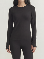 SculptFlow® Long Sleeve Tee, Black REVIEW xx