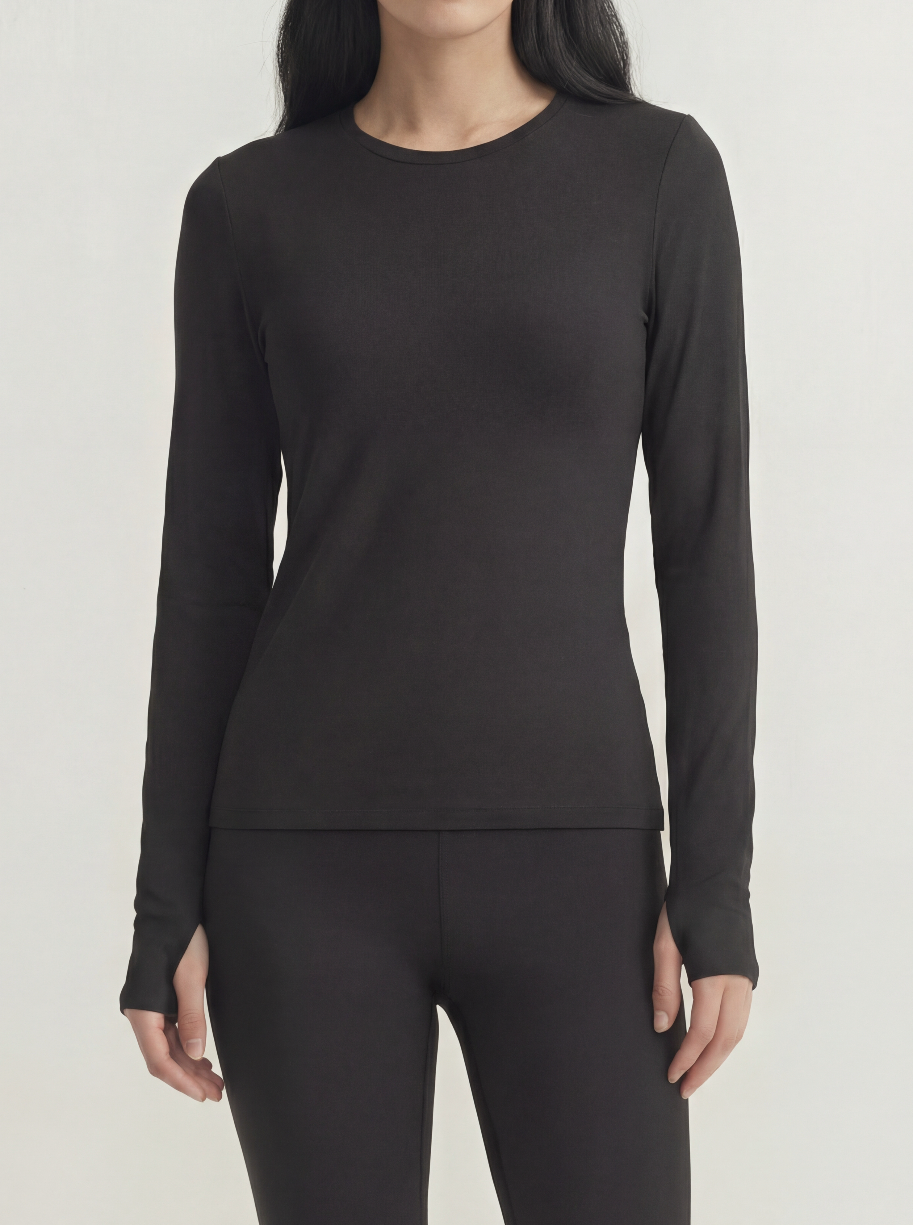 SculptFlow® Long Sleeve Tee, Black REVIEW xx