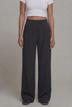 Everyday High-Waist Trousers, Black